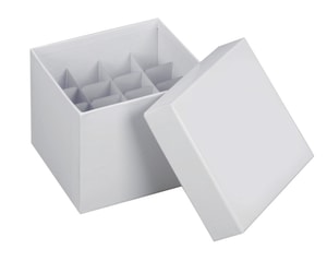 Kryoboxen, Karton, 145 x 145 und Rastereinsätze