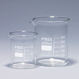 Becherglas, Pyrex®, niedrige Form